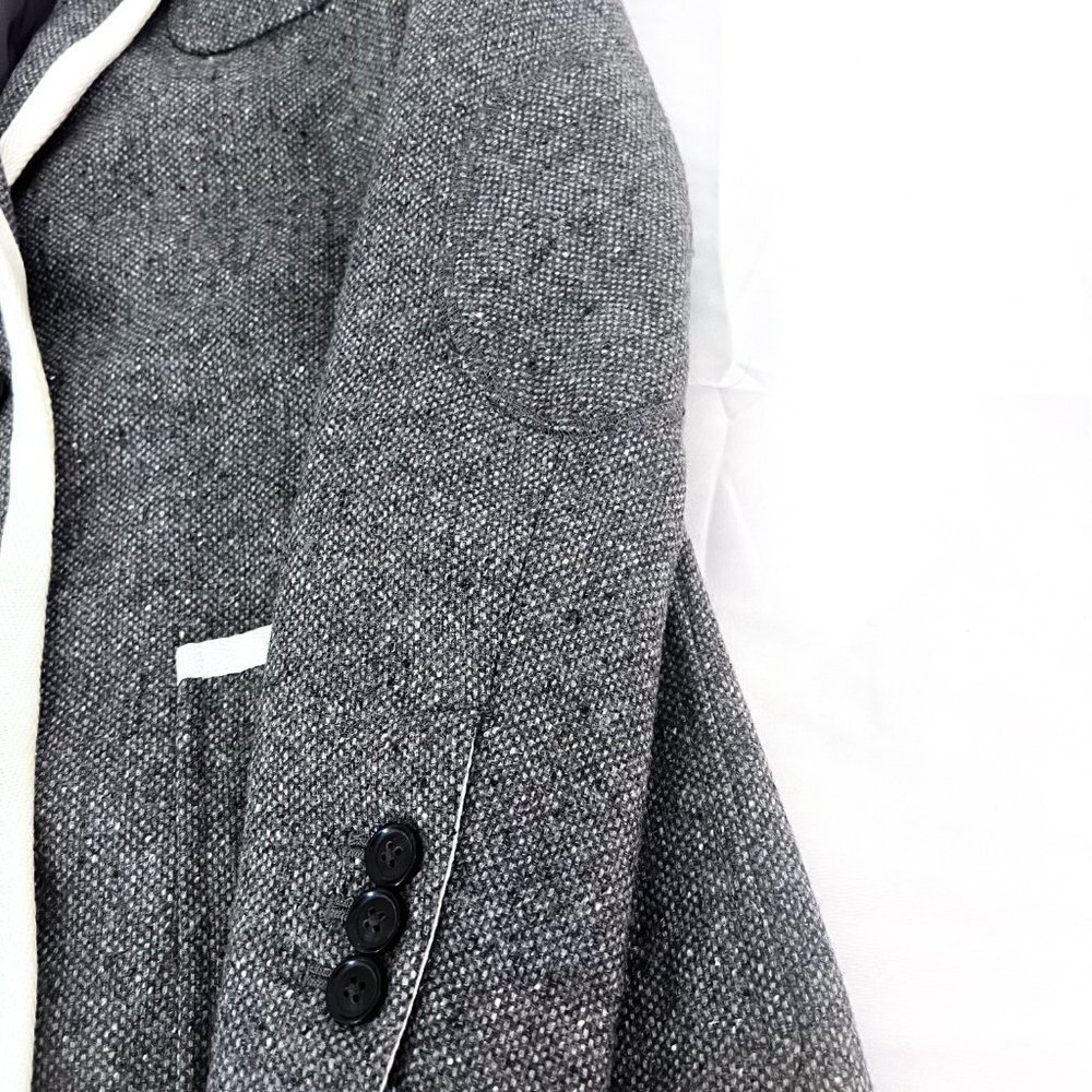Banana Republic Women’s Wool Notched Collar Button Front Jacket Blazer Size 0 - Picture 6 of 13
